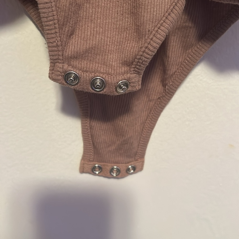 Bobi Modal Spandex Rib Bodysuit in Java - Picture 7 of 11